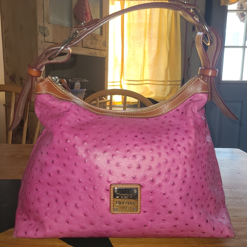 Dooney & Bourke ostrich hobo